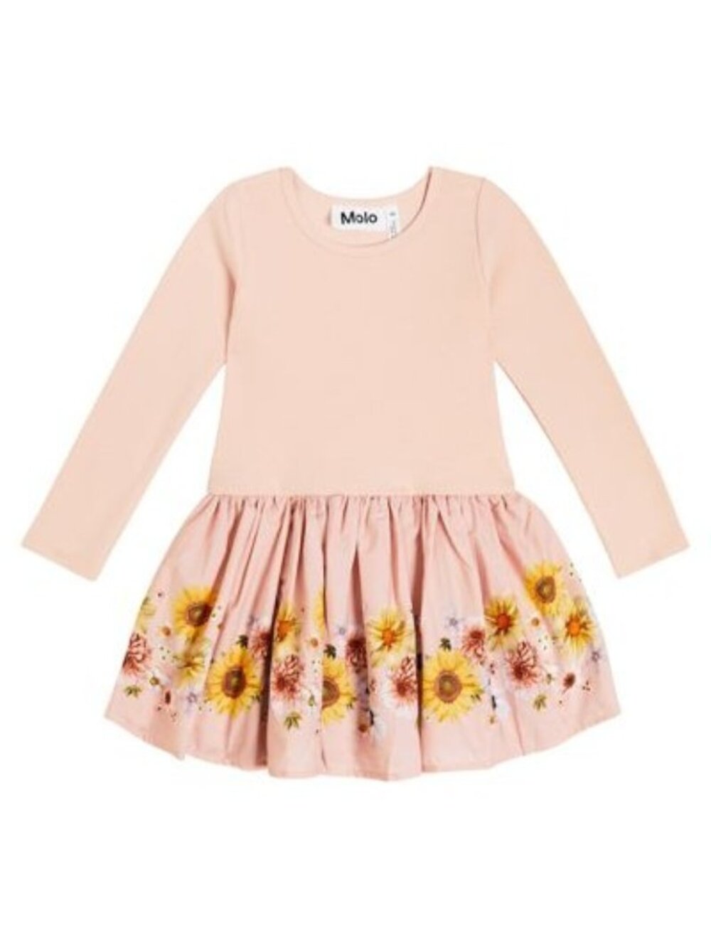 Molo Casie Pink Daisy Dress, Size 2